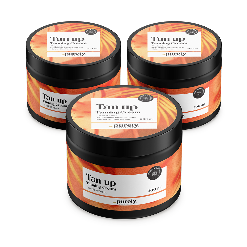 3x Tan up barnulást elősegítő krém – tropic, összesen 600 ml