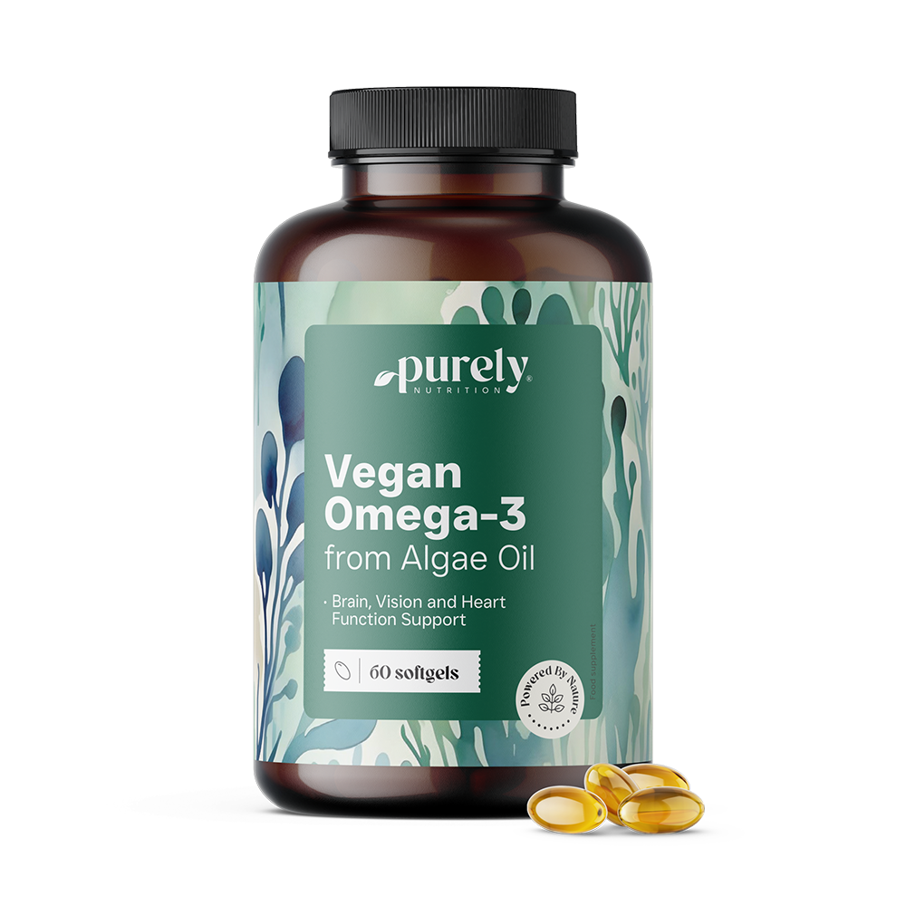 Vegán omega-3 1000 mg – algából, 60 lágy kapszula