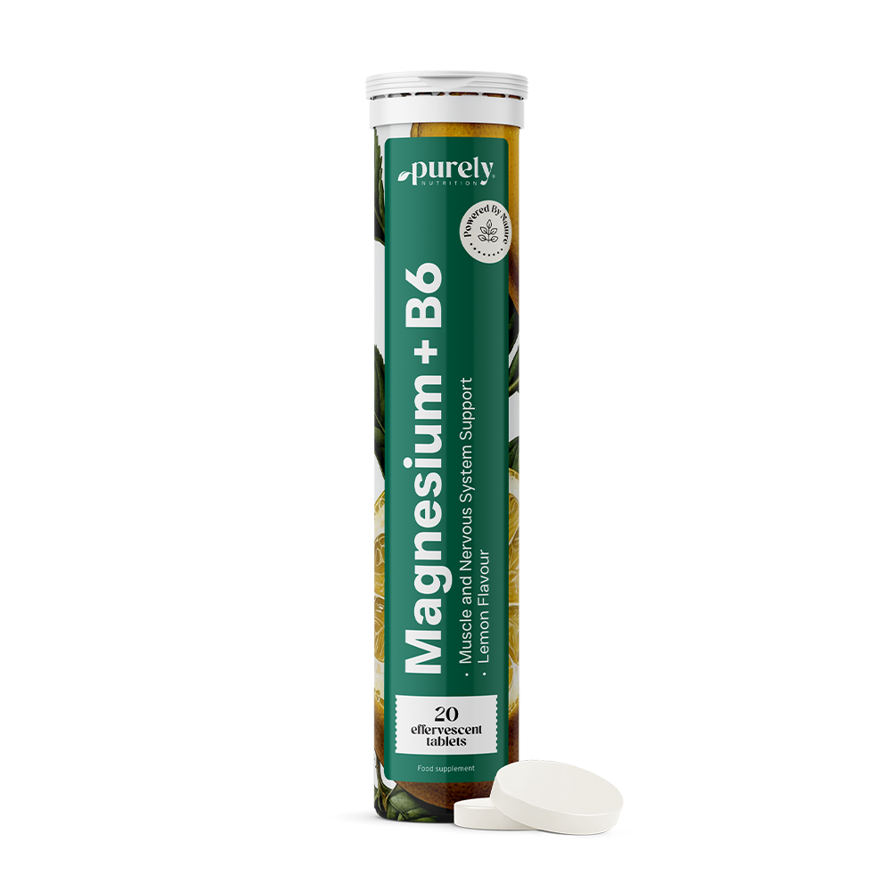Magnézium + B6-vitamin – pezsgőtabletták.
