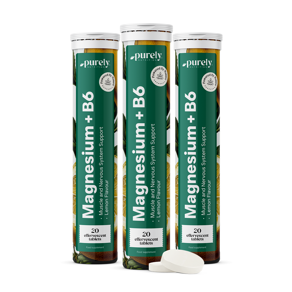 Magnézium + B6-vitamin – pezsgőtabletták.