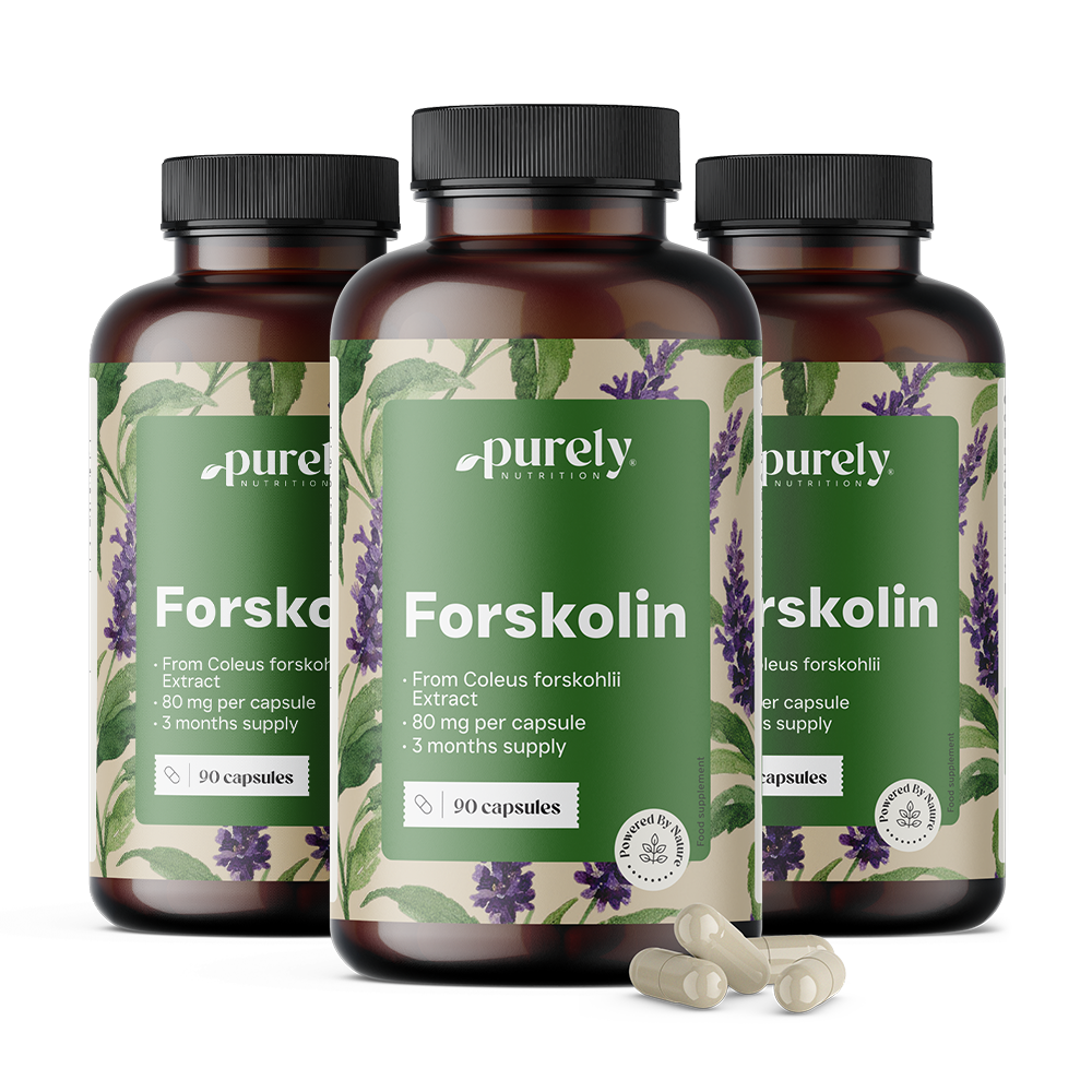 3x Forskolin 80 mg, összesen 270 kapszula