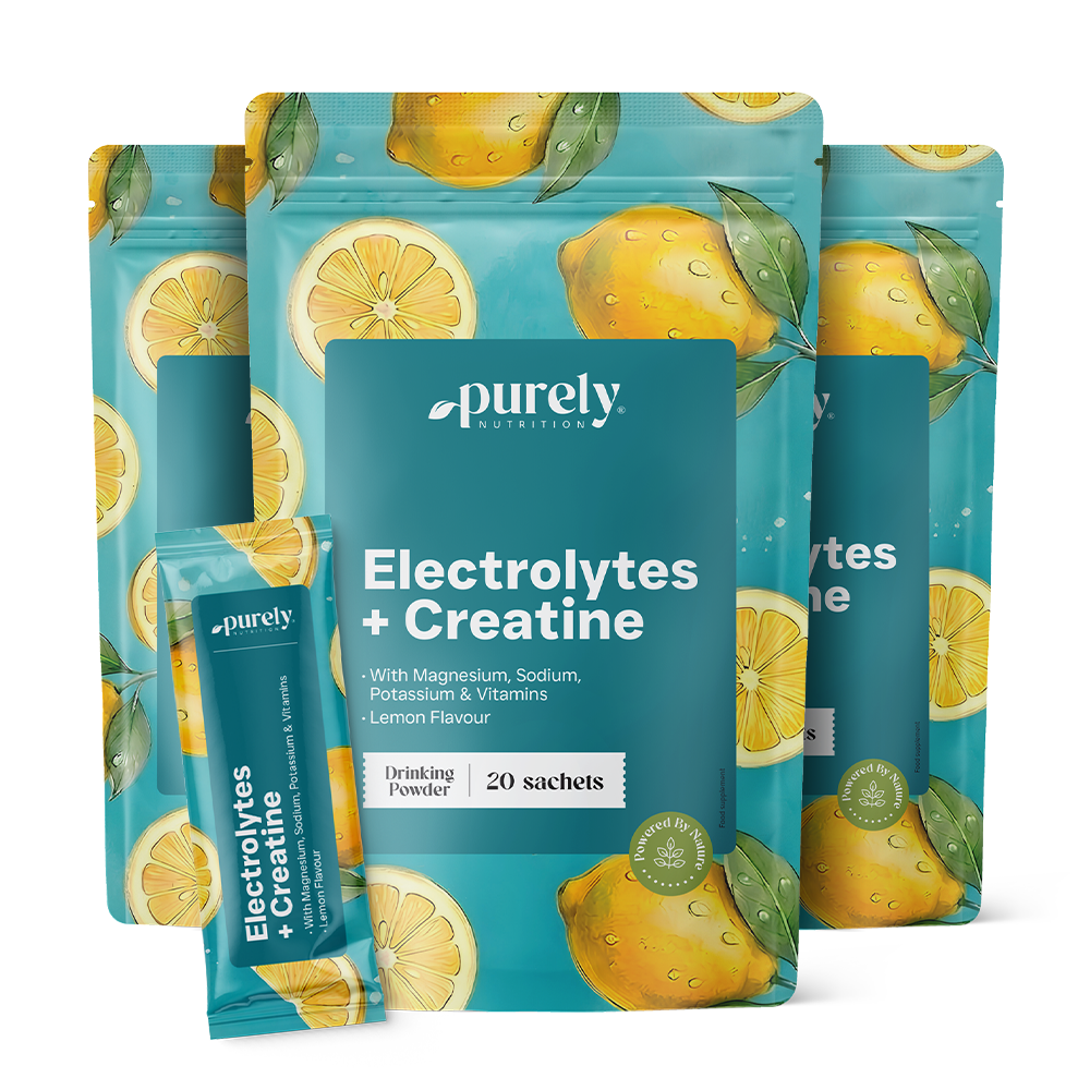 3x Elektrolitok kreatinnal – citrom, összesen 60 tasak